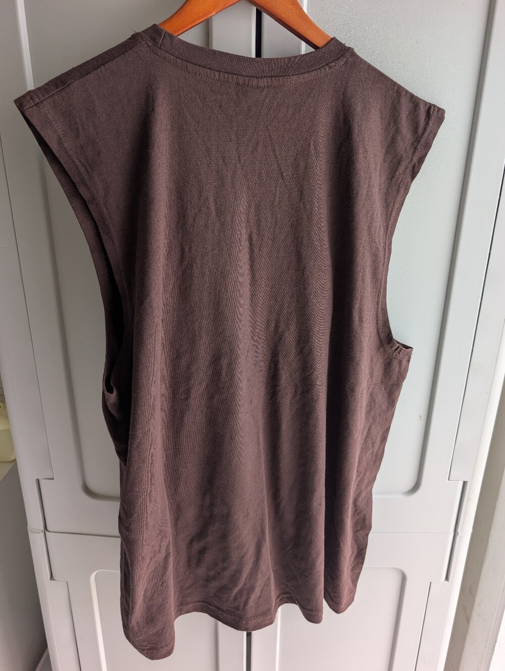 Montego Bay Jamaica Brown Sleeveless Men's Tank Top T-shirt Tee - Picture 3 of 3
